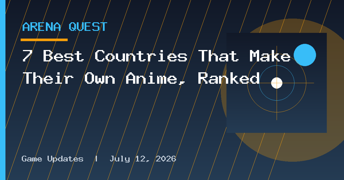7 Best Countries That Make Their Own Anime, Ranked