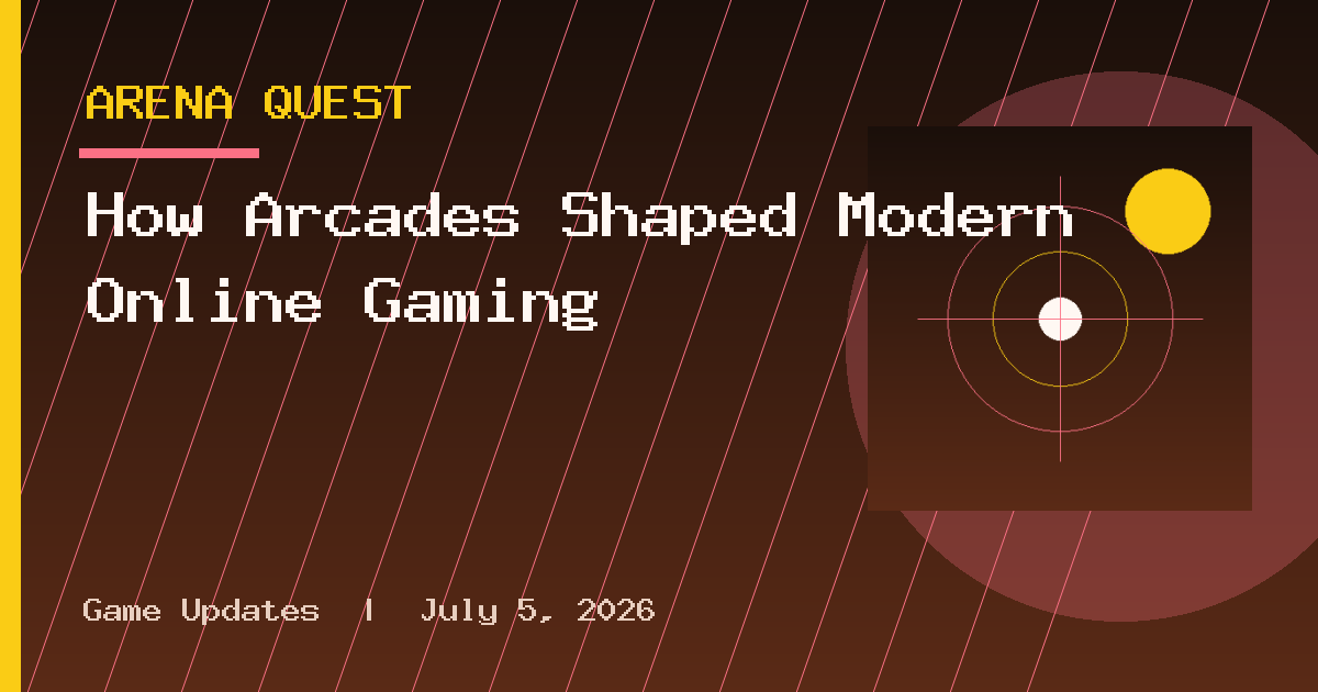 How Arcades Shaped Modern Online Gaming